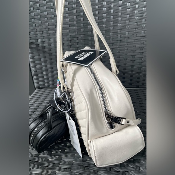 Steve Madden Bag, Steve Madden Shoulder Bag,Steve Madden white Bag. - Picture 14 of 16